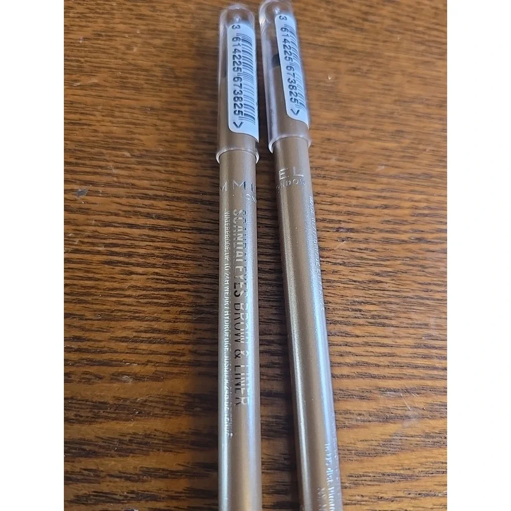 Rimmel Scandaleyes Brow & Liner Kajal Pencil 002 - Hypnotic Gold Lot‎ Of 2
